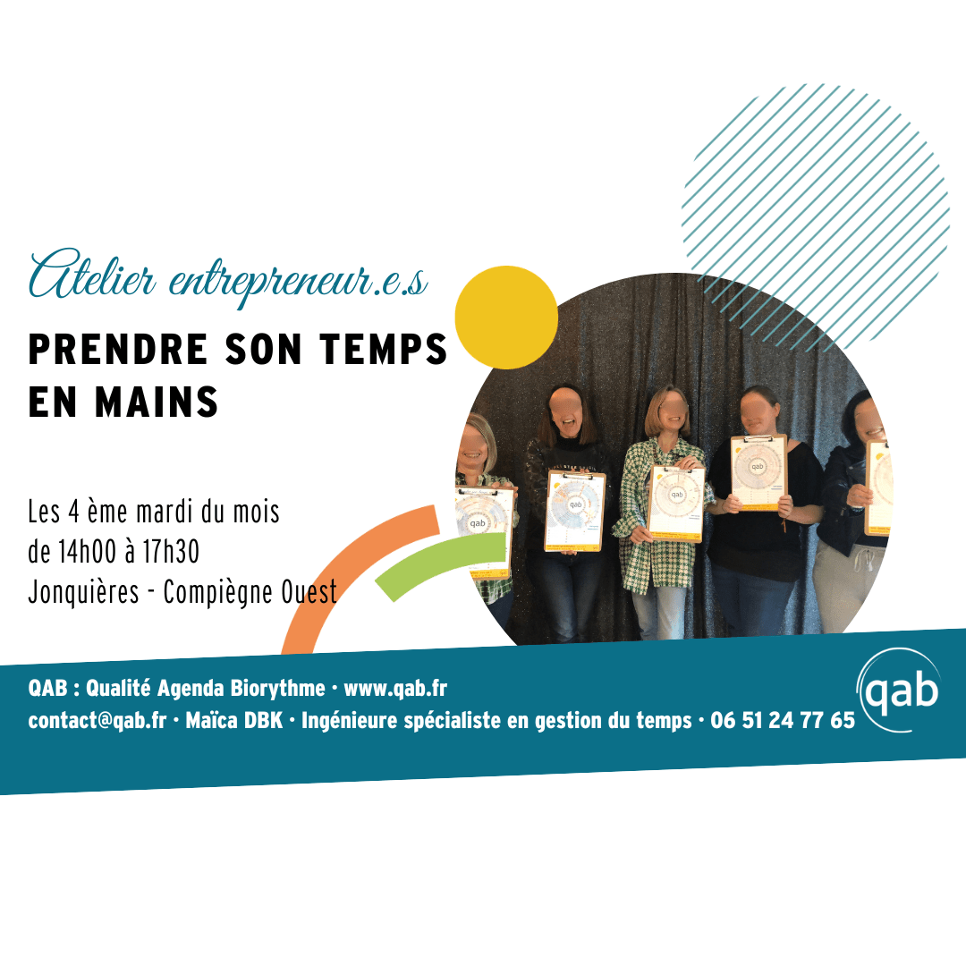 atelier entrepreneur.e.s agenda hebdomadaire