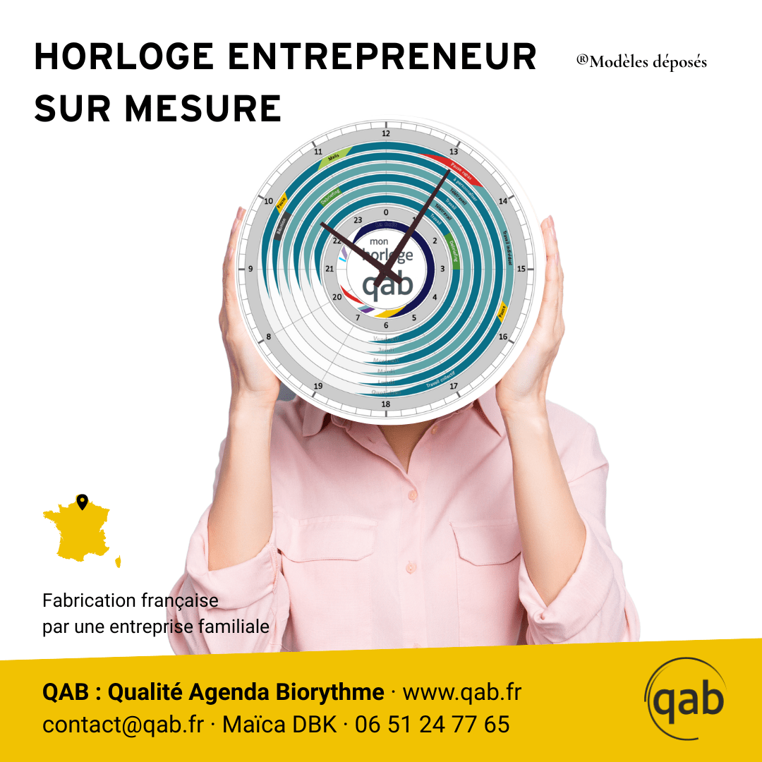 Qab-Horloge sur mesure - Format M · Conseil en gestion du temps &  Horlogerie spécialisée