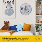 Ex: Qab’Horloge quotidienne - format M - mise en situation