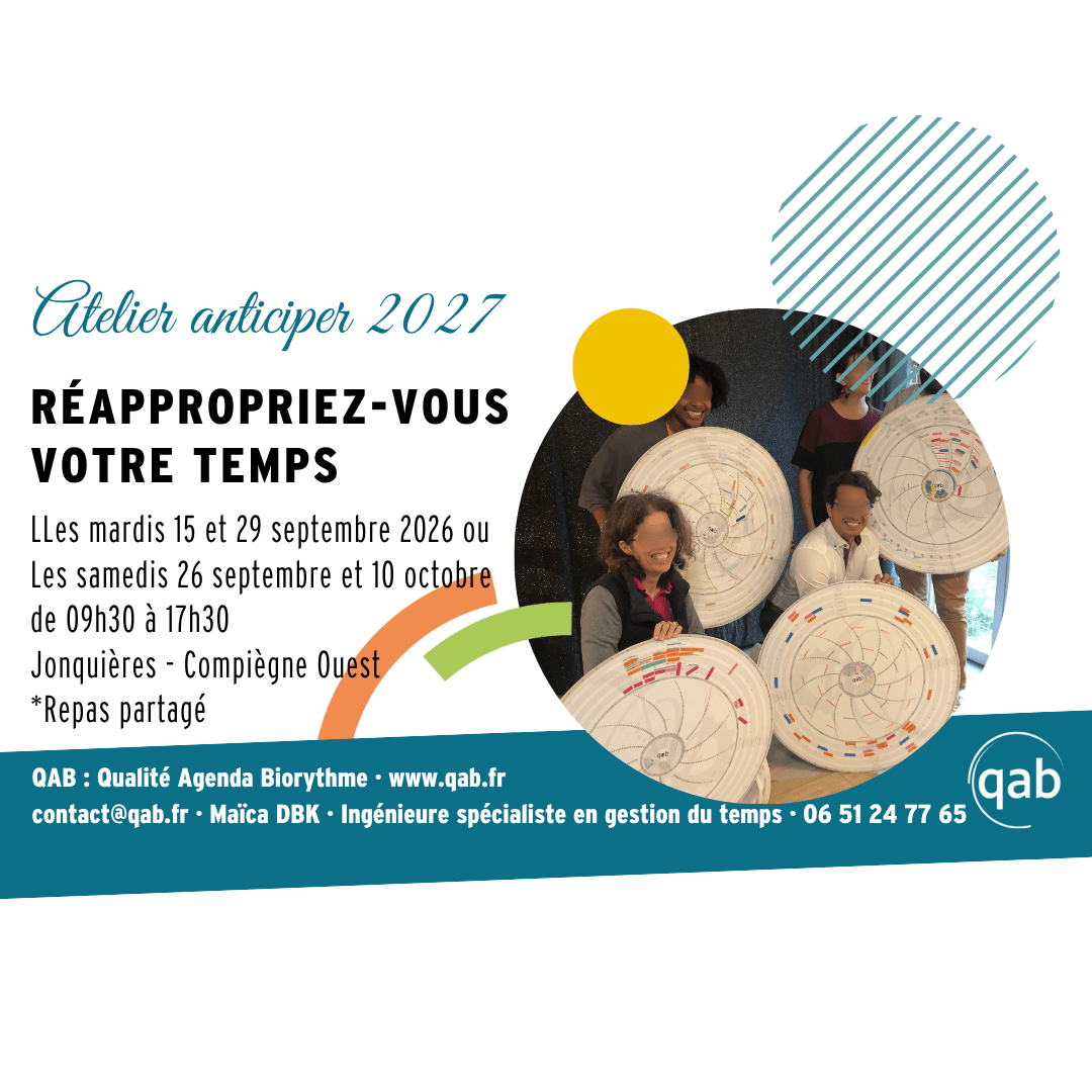 Atelier Premium Entrepreneur.e.s: voir son année en grand; Atelier gestion du temps annuelle