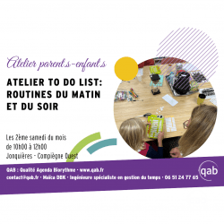 atelier to do liste routines du matin et du soir enfants ou TND