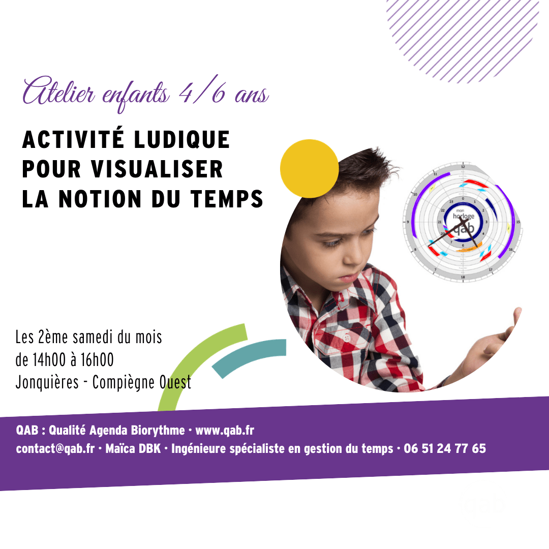 Atelier petits: Activité ludique pour visualiser la notion du temps