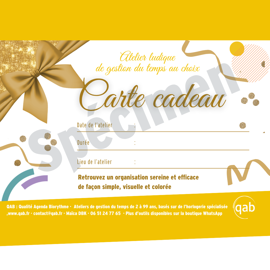 QAB Carte cadeau générale