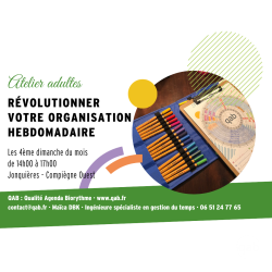 Atelier adultes: Révolutionner son organisation 2026 2027